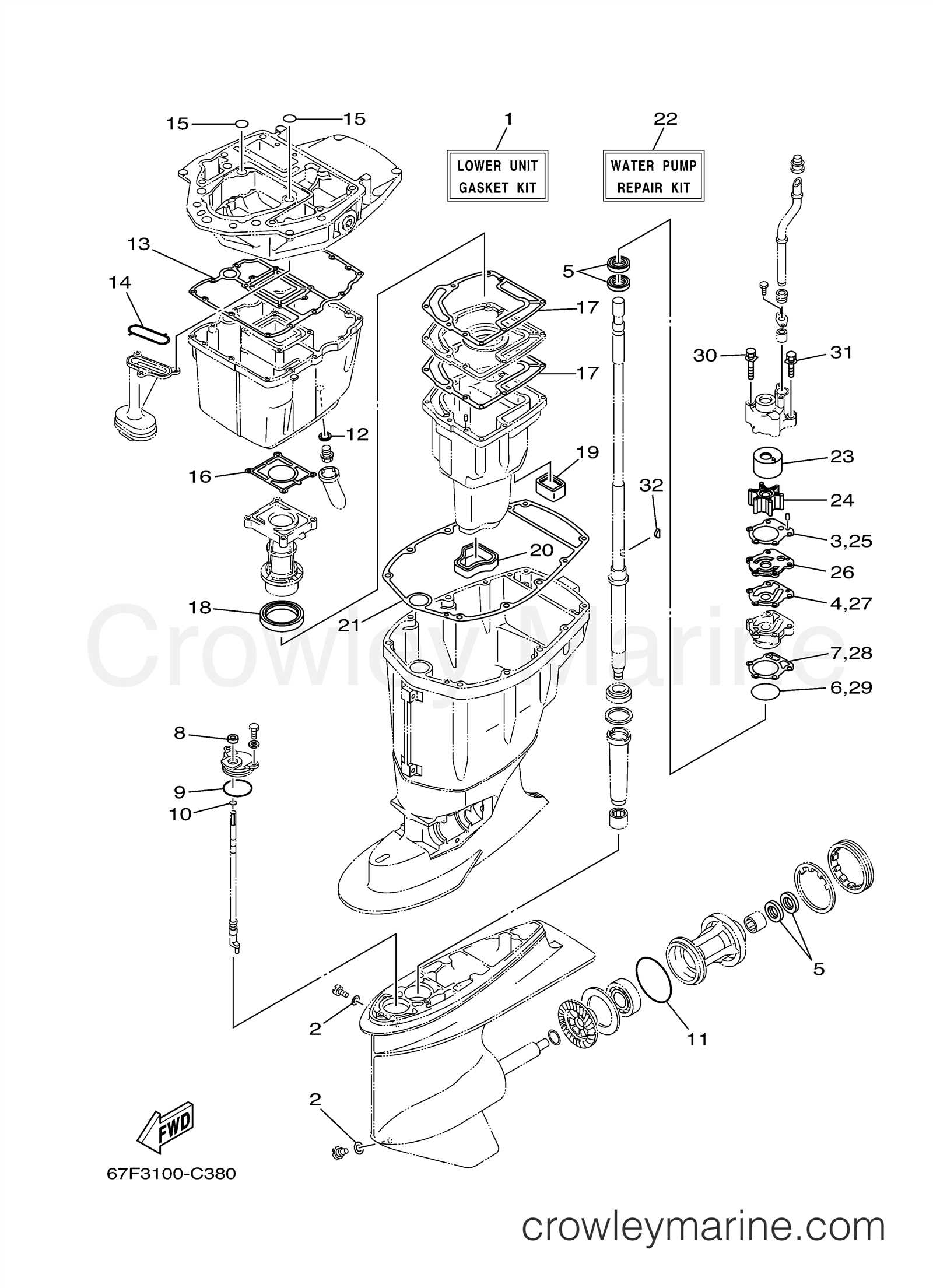 75 hp mercury 4 stroke parts diagram