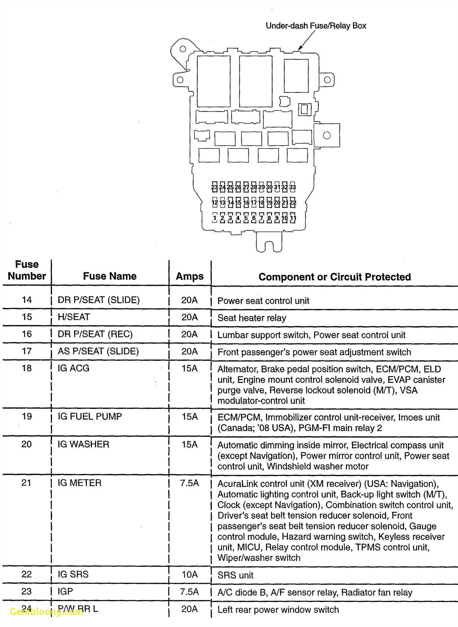 acura tl parts diagram