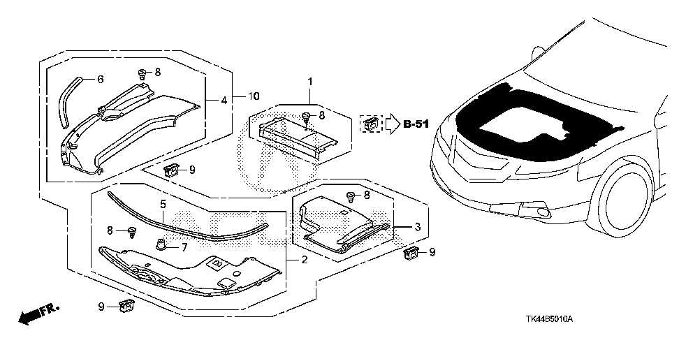 acura tl parts diagram