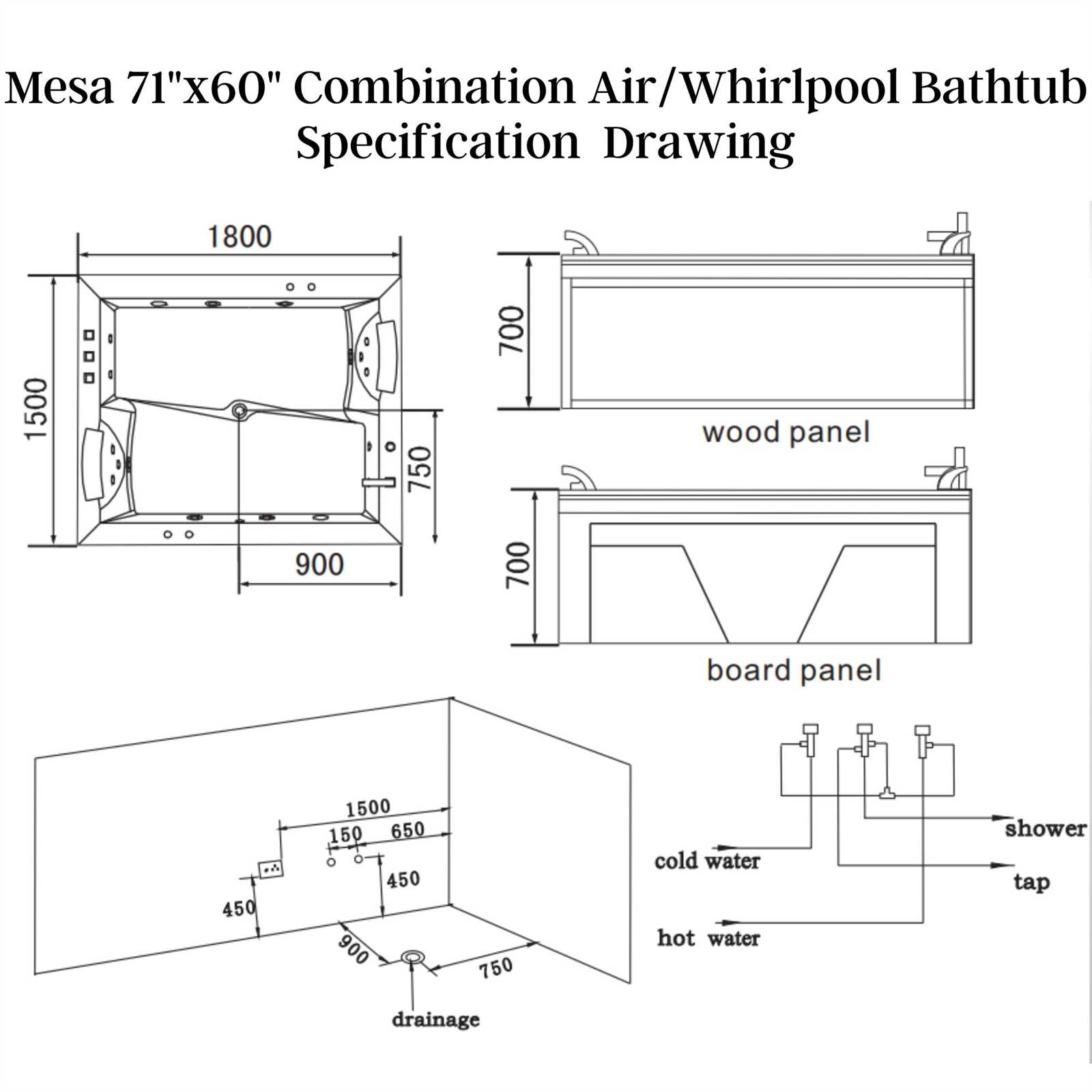 american standard whirlpool tub parts diagram