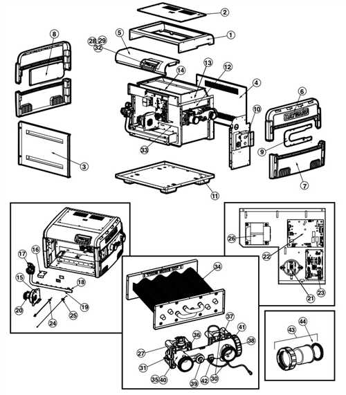 aquacal heat pump parts diagram