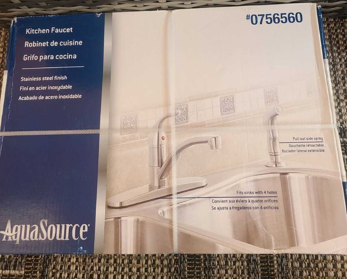 aquasource kitchen faucet parts diagram