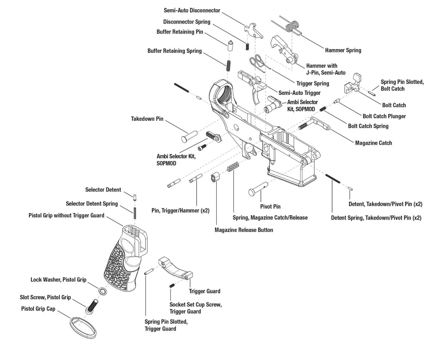 ar 15 diagram parts