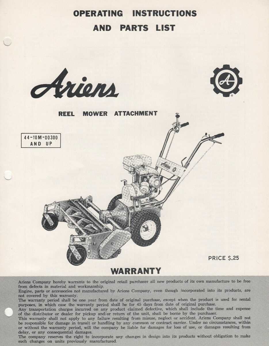 ariens parts diagram