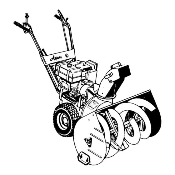 ariens snow thrower parts diagrams