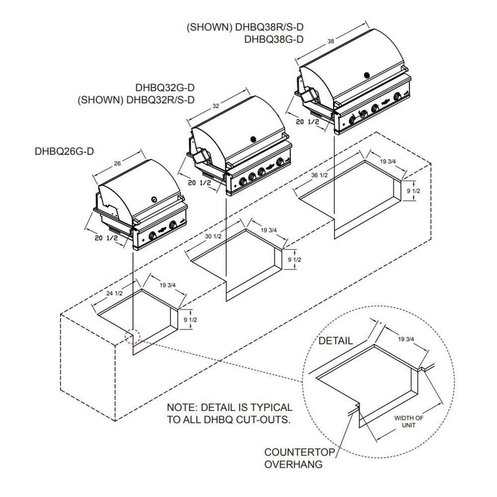 bbq parts diagram