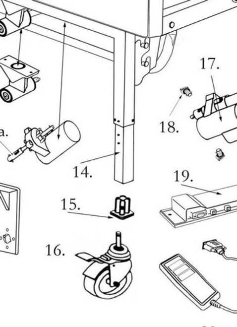bed parts diagram