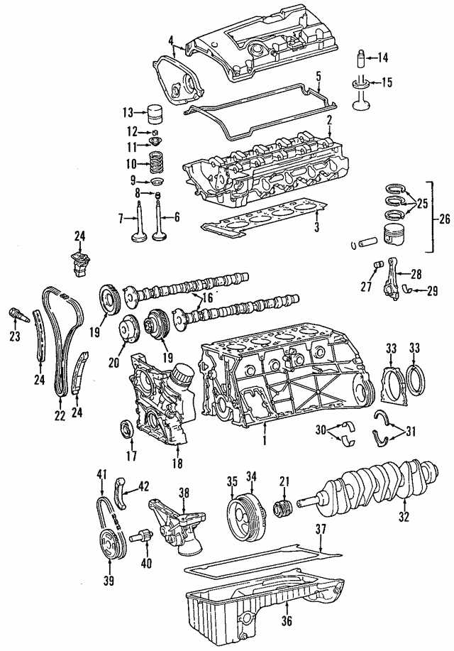 benz parts diagram