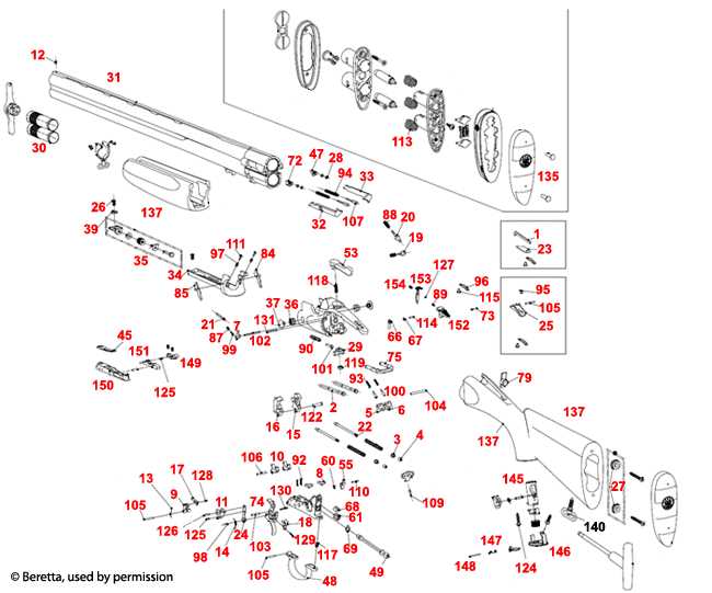 beretta 92s parts diagram