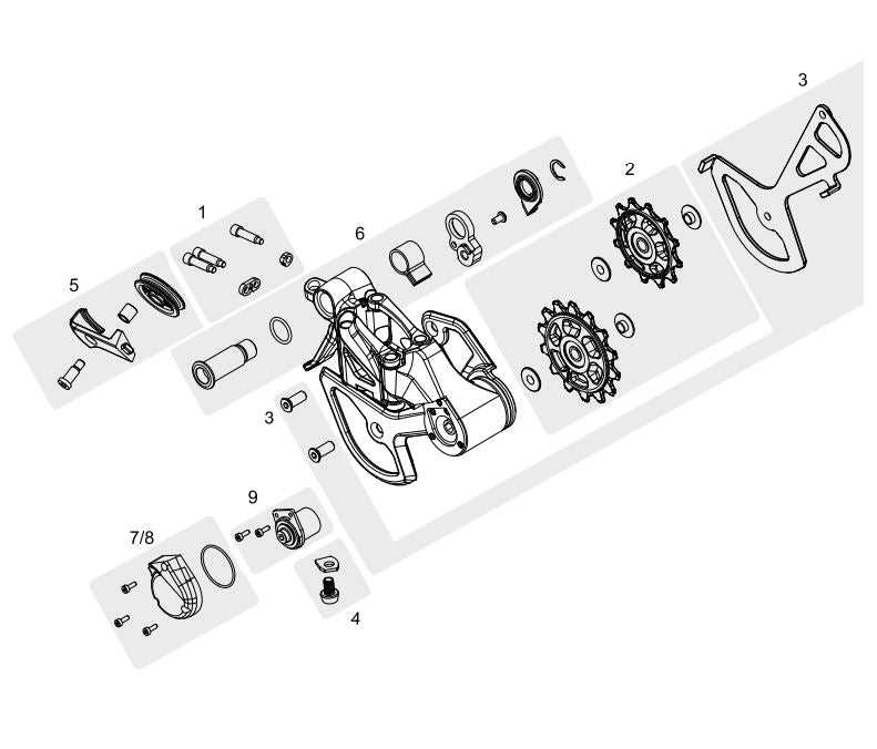 bike derailleur parts diagram