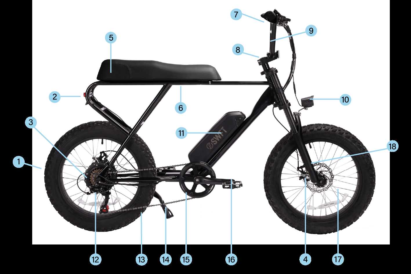 bike part diagram