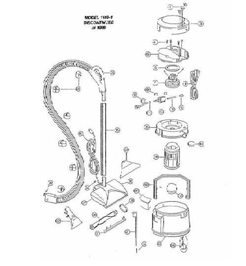 bissell little green machine parts diagram