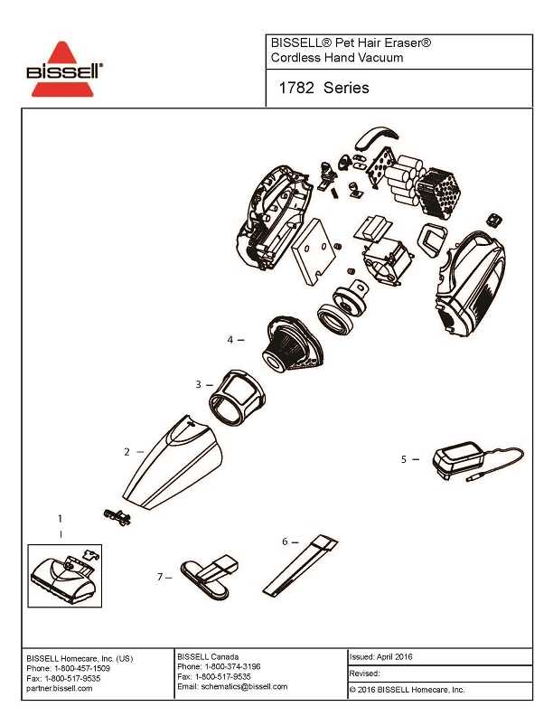 bissell powerforce parts diagram