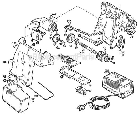 black and decker b2300 parts diagram