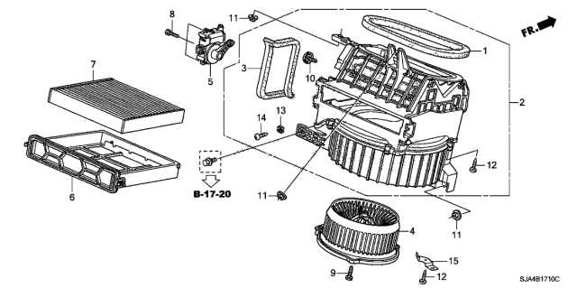 blower motor parts diagram