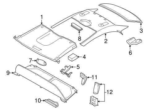 bmw e36 convertible parts diagram