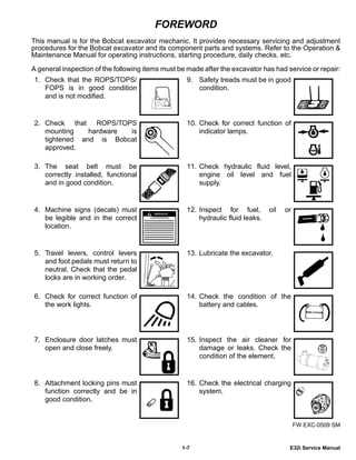 bobcat e32 parts diagram