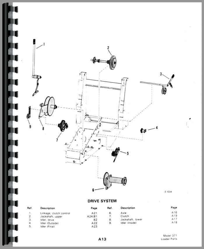 bobcat skid loader parts diagram