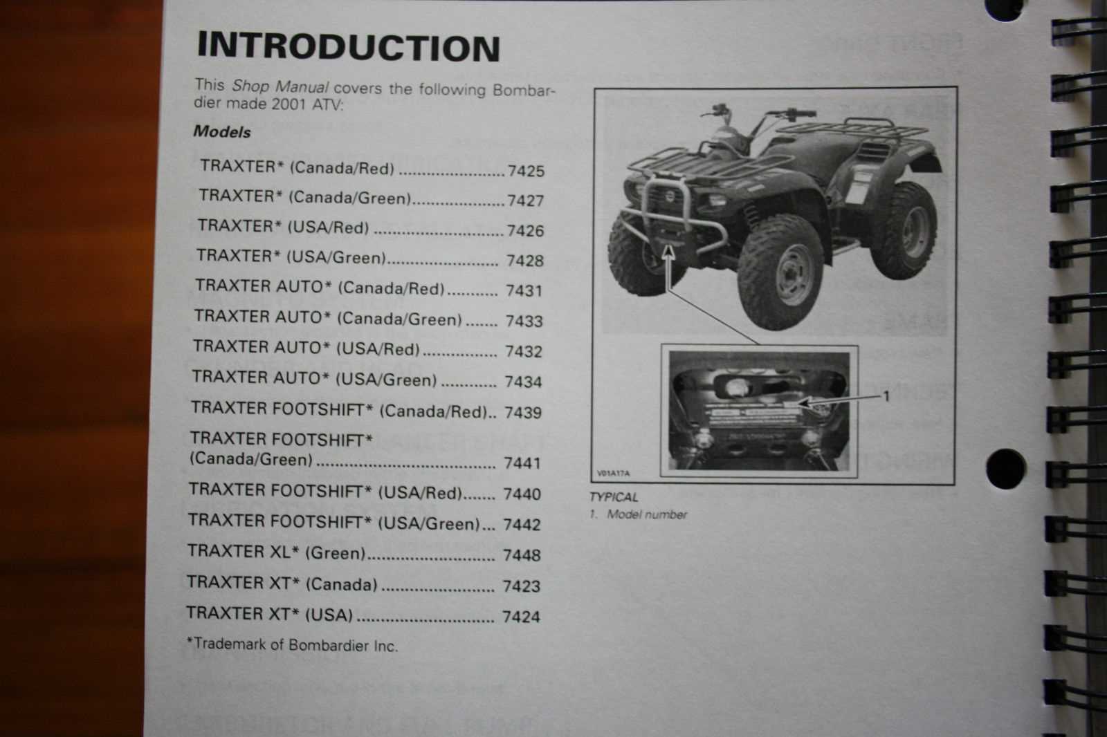 bombardier traxter 500 parts diagram