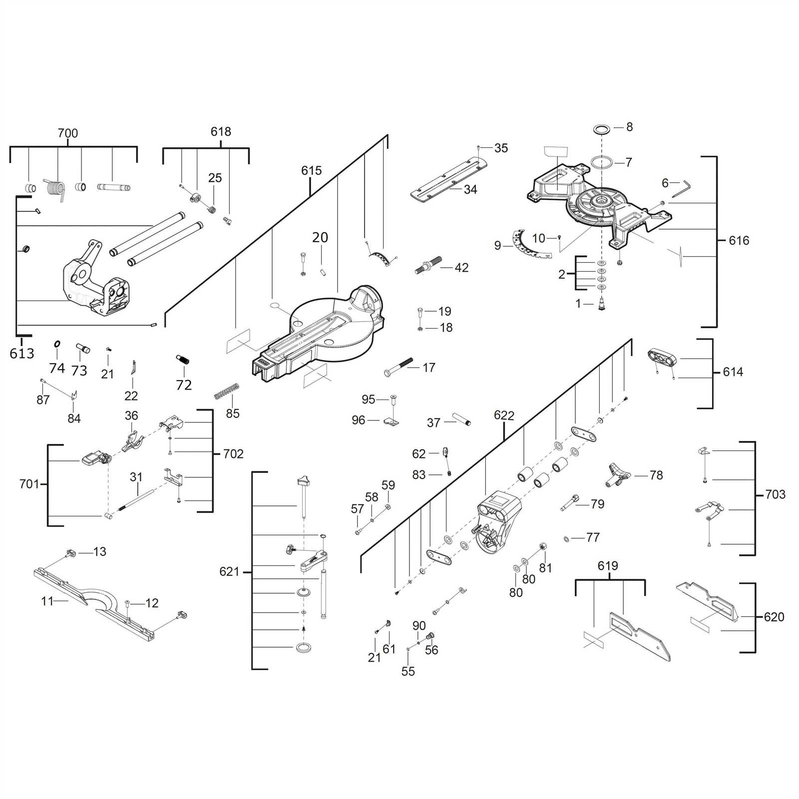 bosch miter saw parts diagram