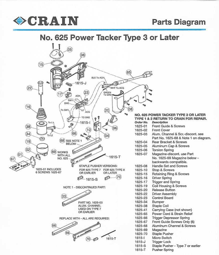 bostitch f28ww parts diagram