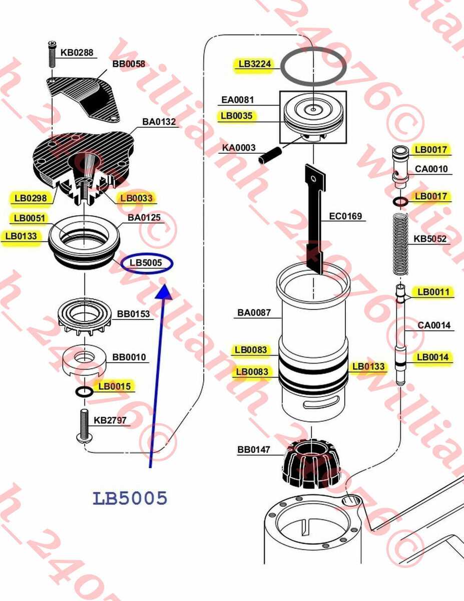 bostitch sb 1664fn parts diagram