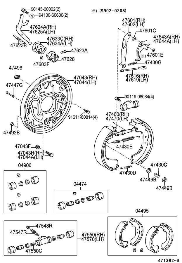 brake parts diagram