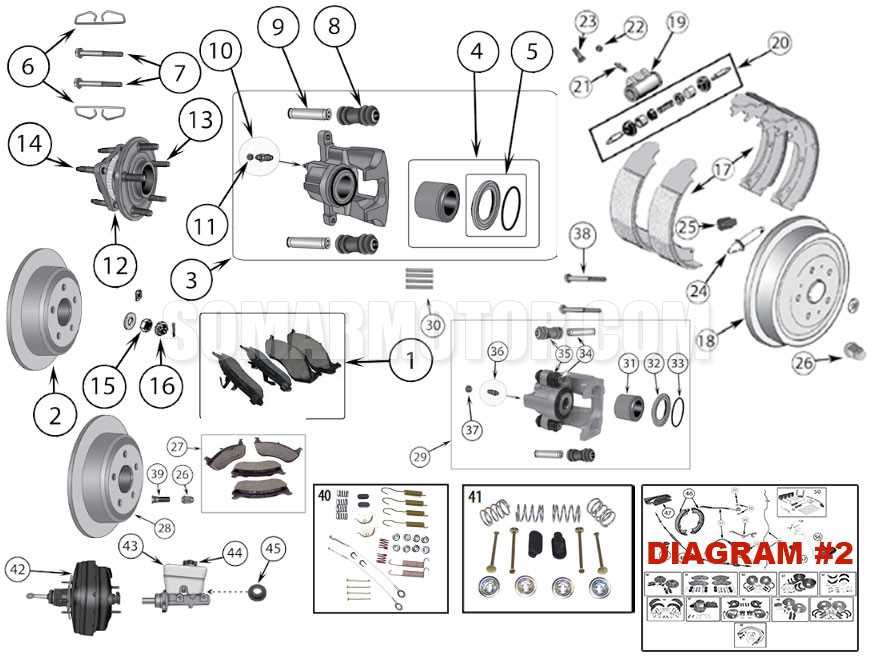 brake parts diagram