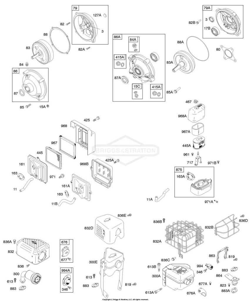 briggs and stratton 6hp parts diagram