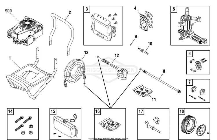 briggs and stratton 900 series parts diagram