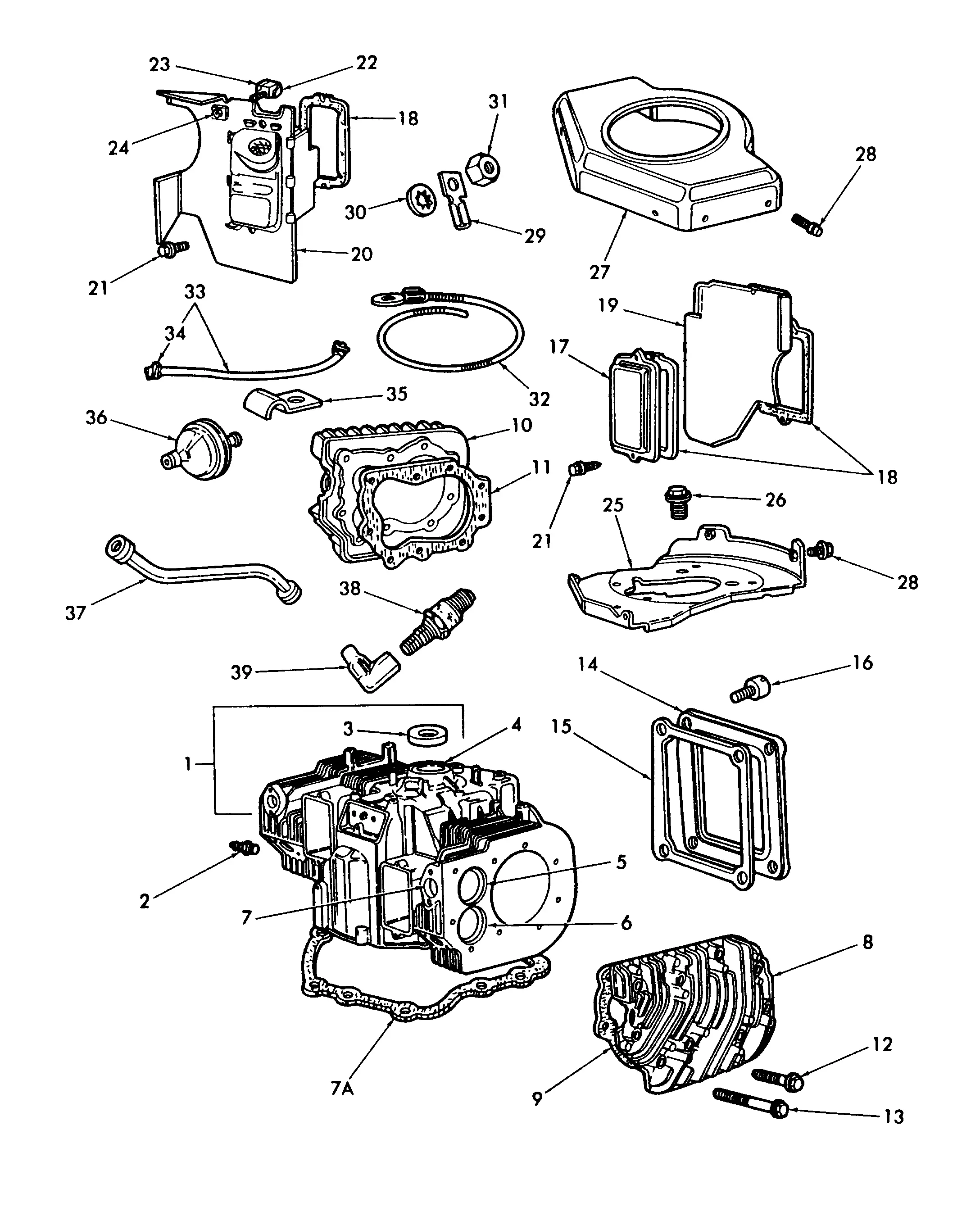 briggs engine parts diagram