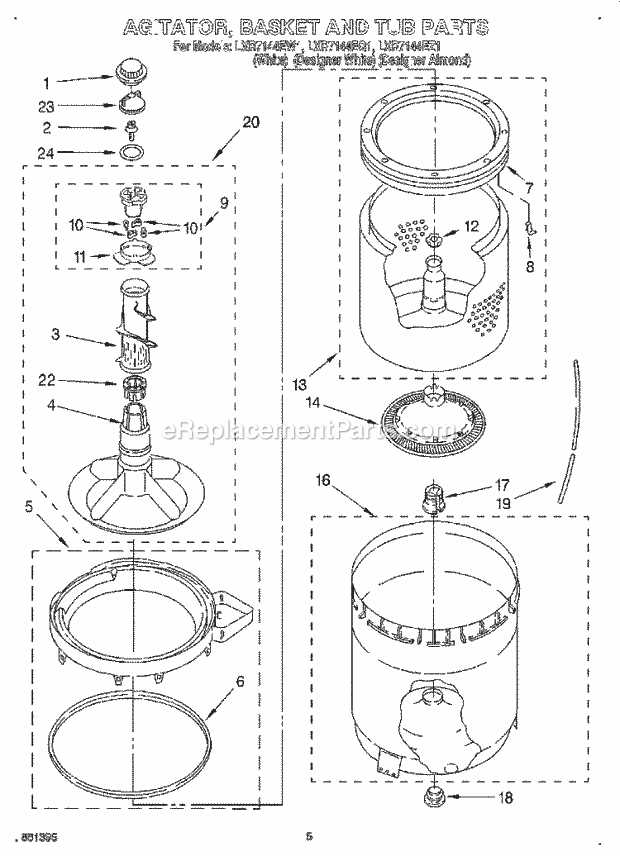 cabrio washer parts diagram