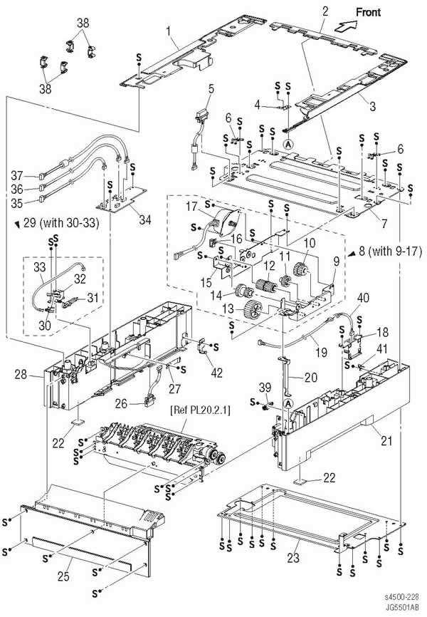 canon printer parts diagram