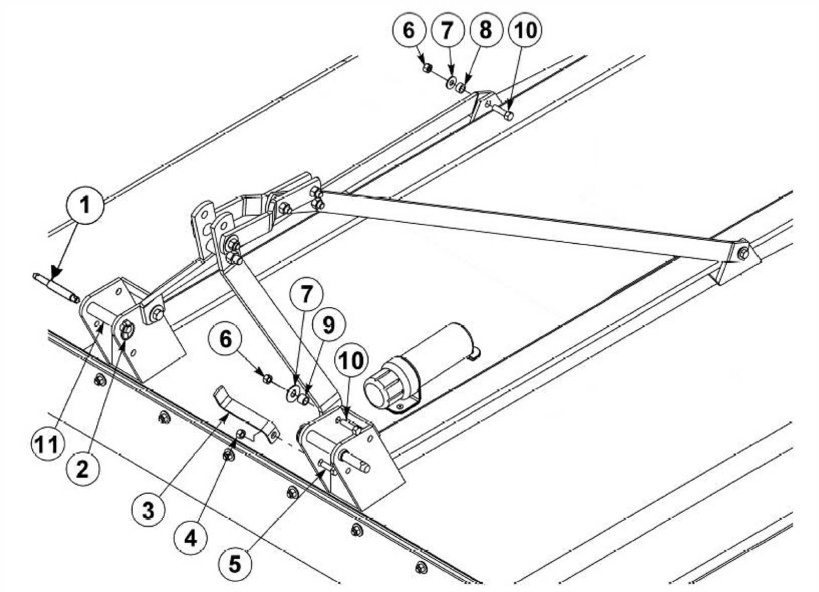 carefree awning parts diagram