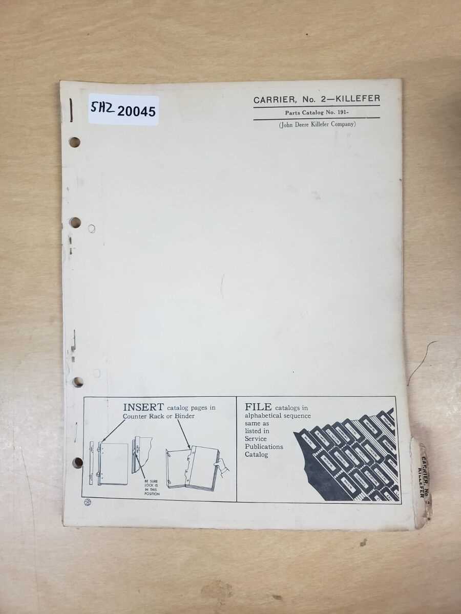 carrier parts diagram