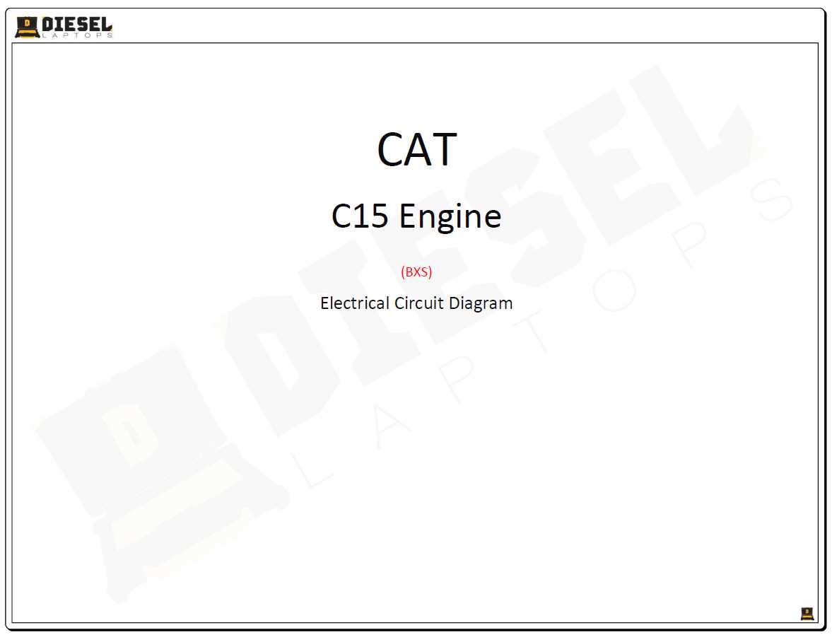 caterpillar c15 engine parts diagram