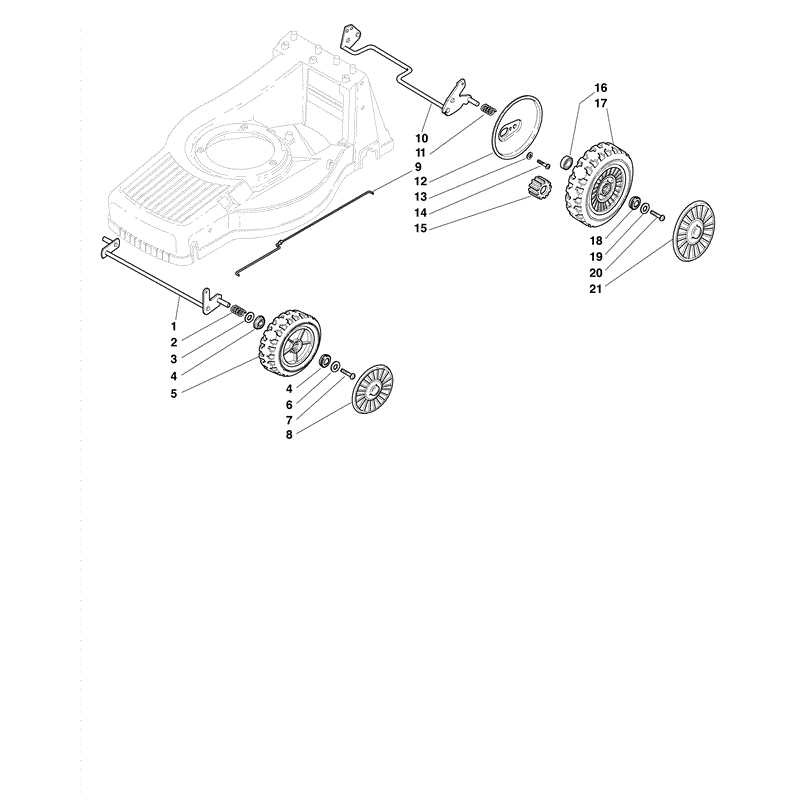 champion lawn mower parts diagram