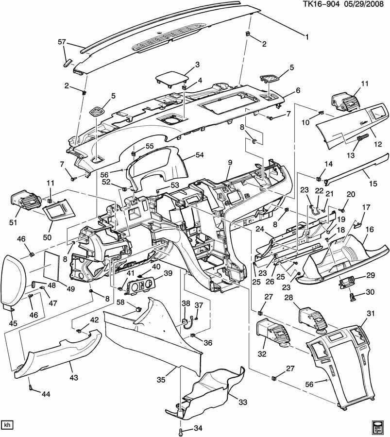 chevy silverado door parts diagram