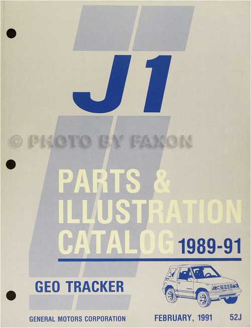 chevy tracker parts diagram