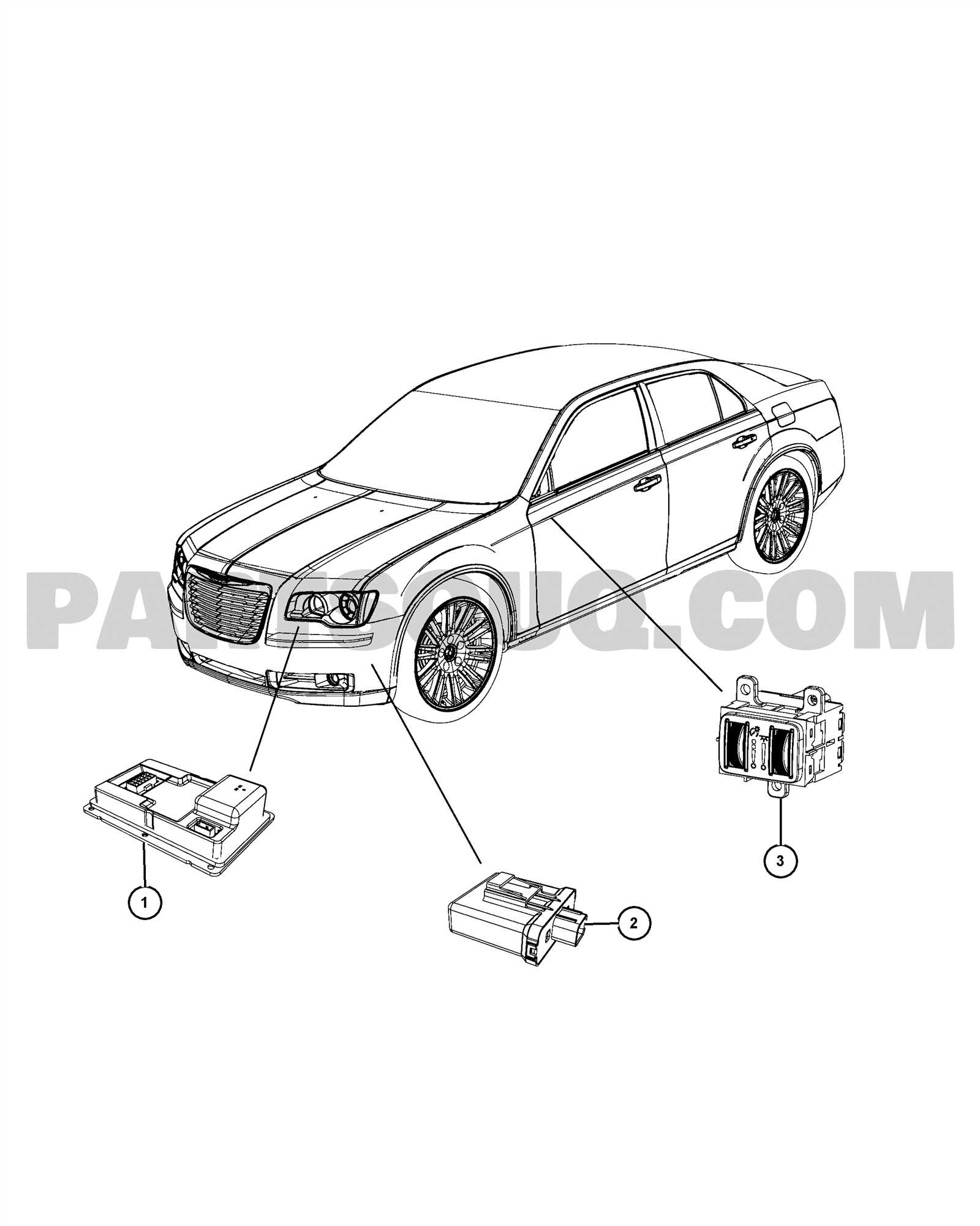 chrysler 300 parts diagram