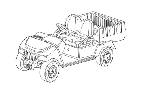 club car parts diagram front end