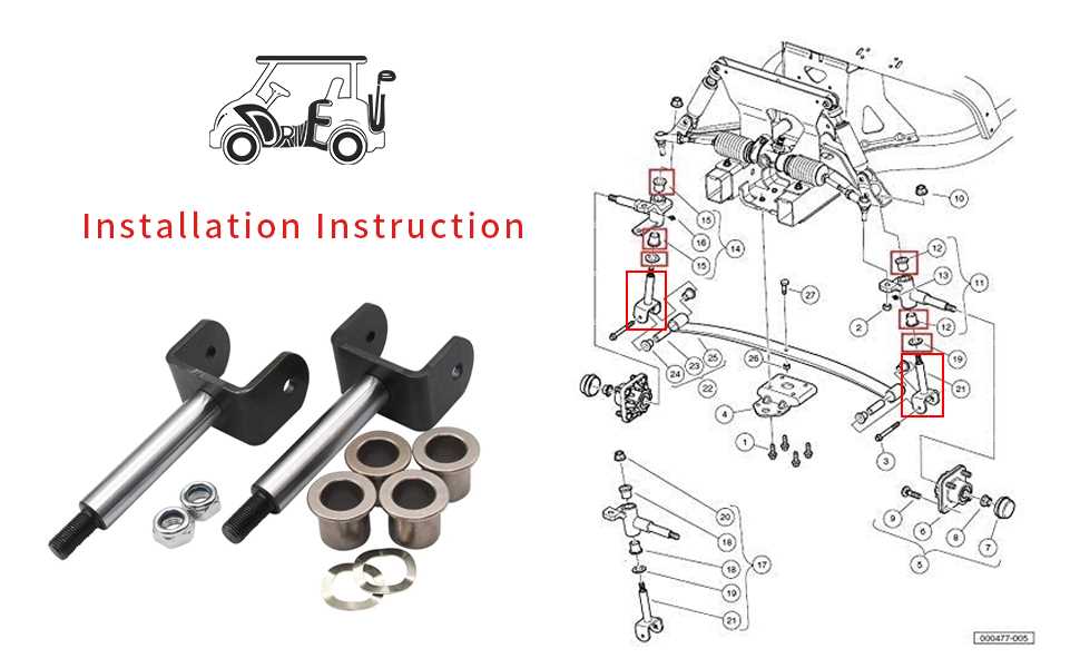 club car parts diagram front end