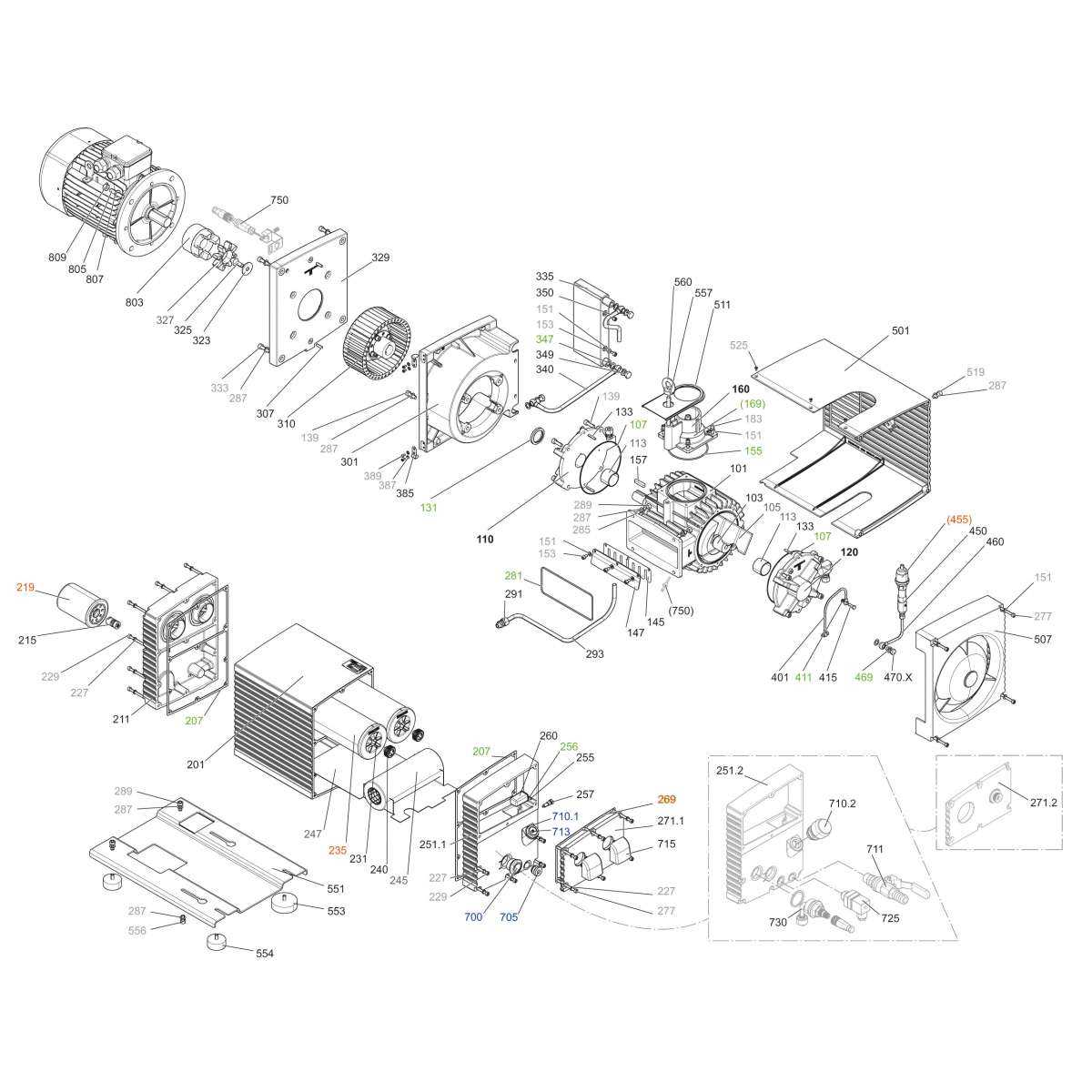 coleman generator parts diagram