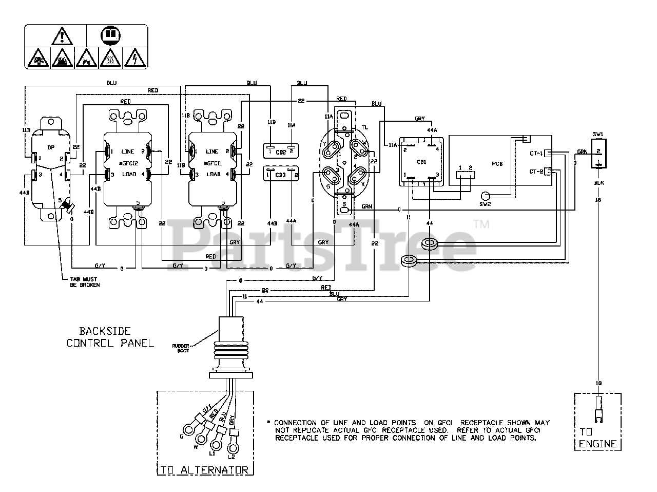 coleman powermate 6250 parts diagram