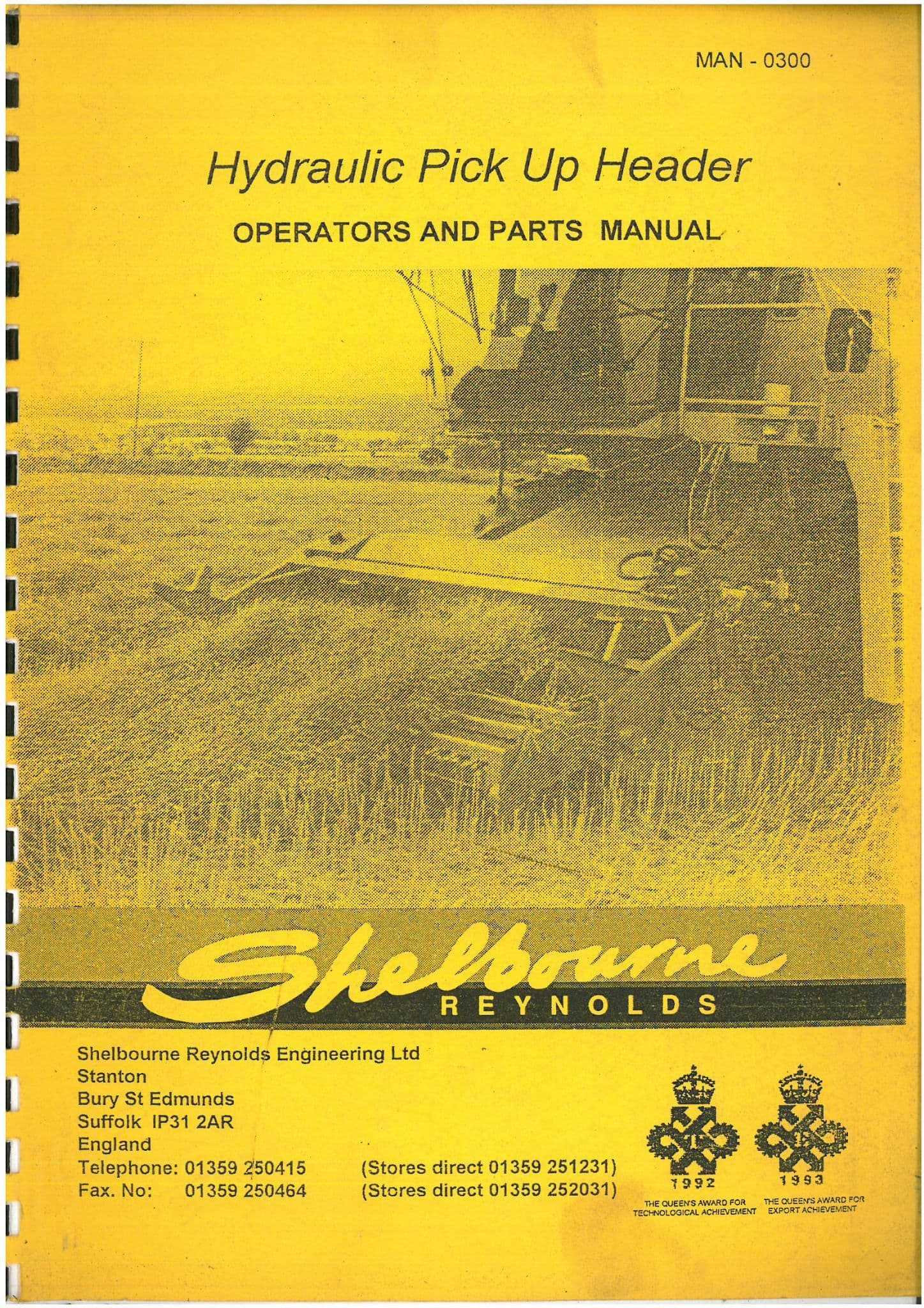 combine header parts diagram