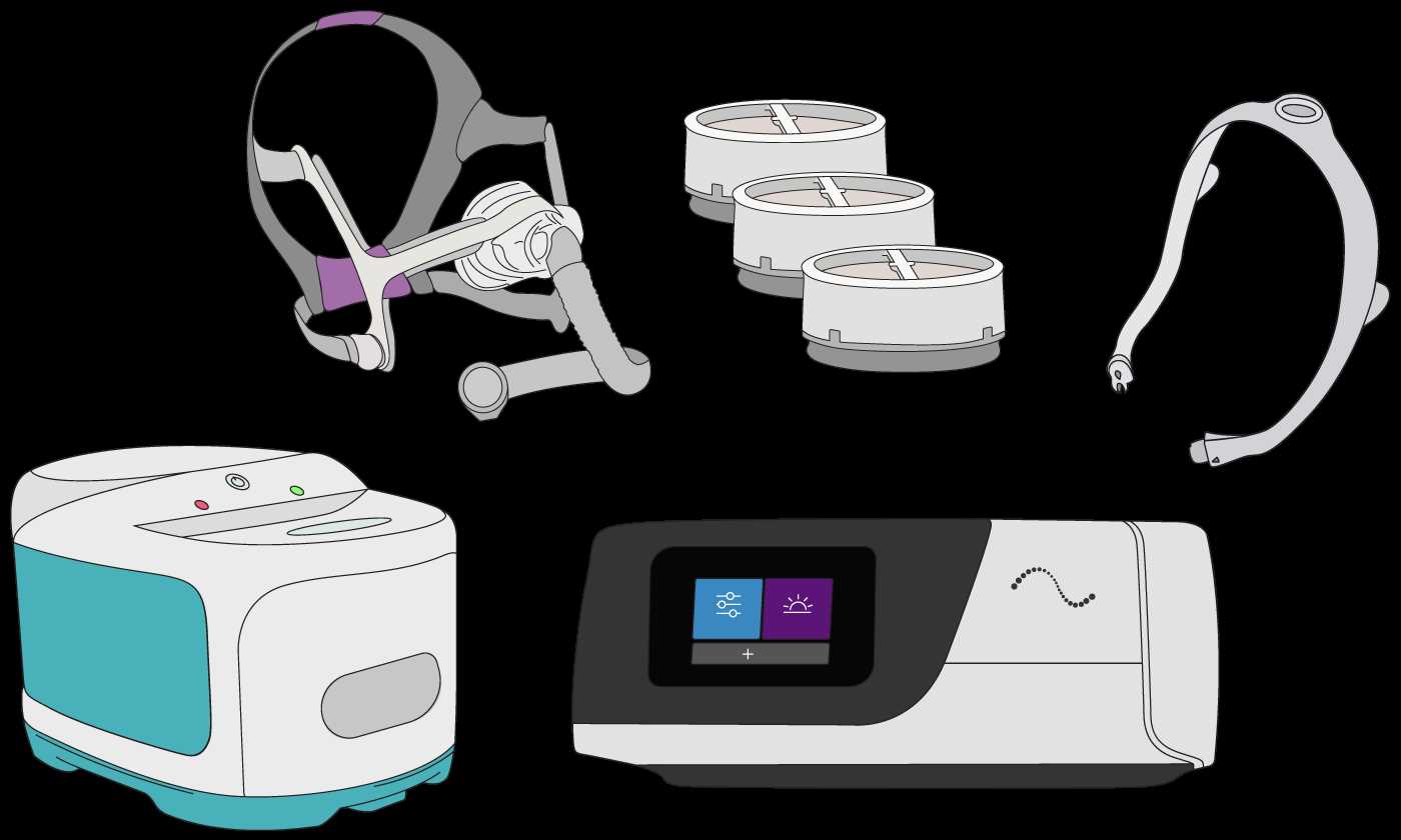 cpap machine parts diagram