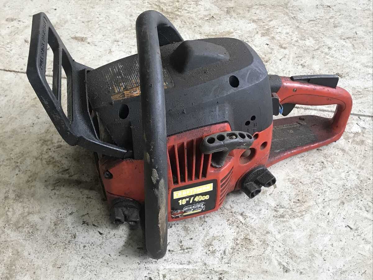 craftsman 18 inch 42cc chainsaw parts diagram