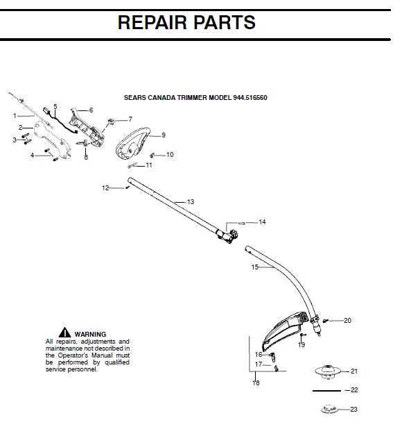 craftsman 25cc weed eater parts diagram