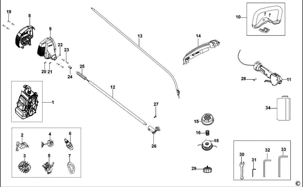 craftsman 25cc weed eater parts diagram