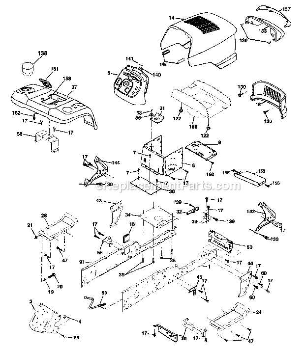 craftsman gt3000 parts diagram